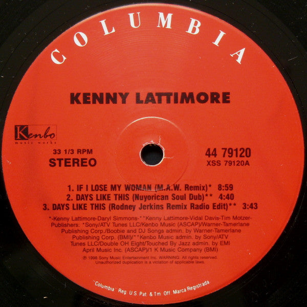 Si je perds ma femme 2 Kenny Lattimore