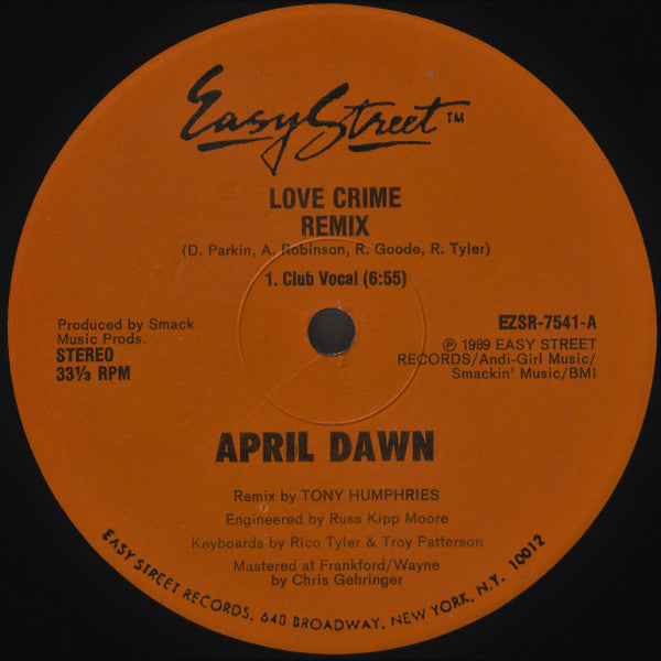 Crime d'amour (Remix) Aube d'avril