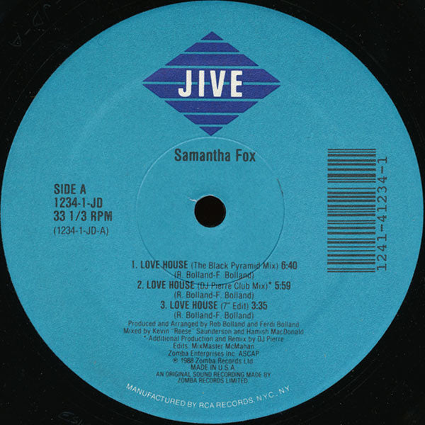 Love House Samantha Fox