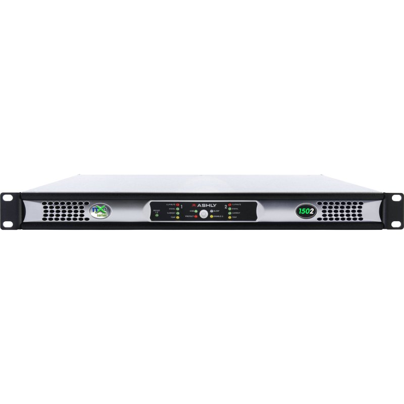 Ashly NXE1502BD nXe Series 2-Channel Networkable Multi-Mode Power Amplifier with OPDAC4 & OPDante Cards 