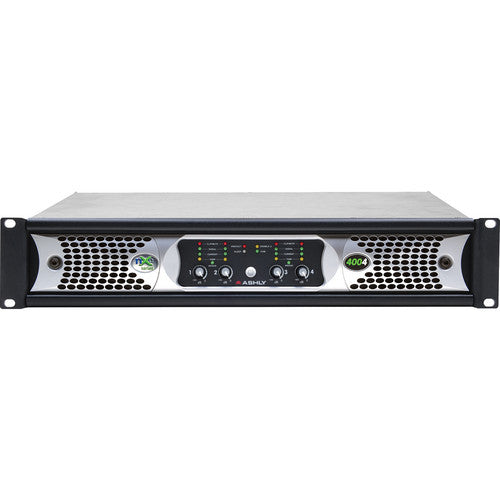 Ashly NXE Series NXE4004 4-Channel 400W Power Amplifier with Programmable Outputs & Ethernet Control