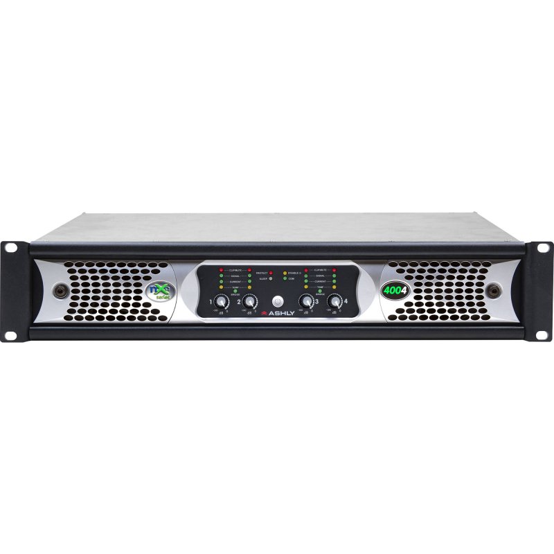 Ashly NXE4004BD NXE Series 4-Channel Networkable Multi-Mode Power Amplifier with OPDAC4 & OPDante Cards