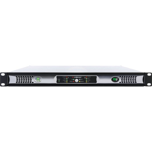 Ashly NXP752D 1U 2-Channel Multi-Mode Network Power Amplifier with Protea DSP Software Suite & Dante Digital Inter