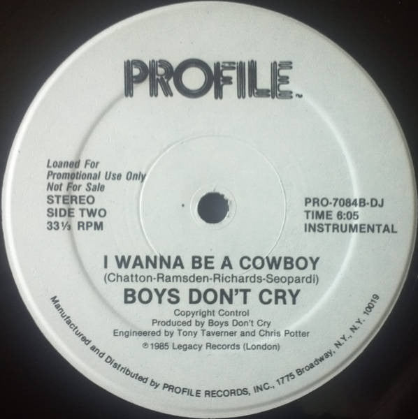 Je veux être un cow-boy 2 Les garçons ne pleurent pas
