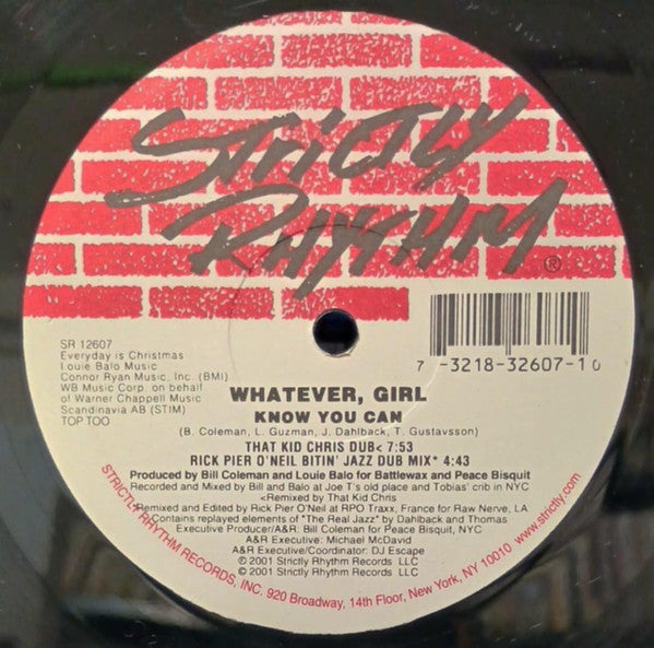 Know You Can Whatever, Girl