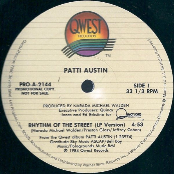 Le rythme de la rue Patti Austin