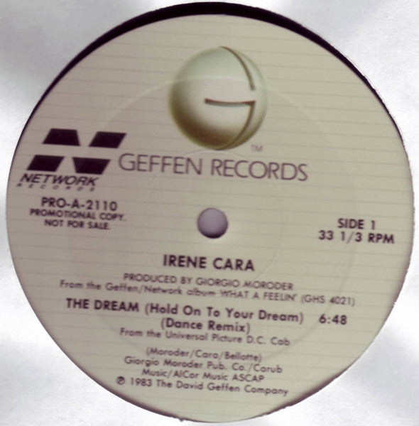 The Dream (Hold On To Your Dream) Irene Cara