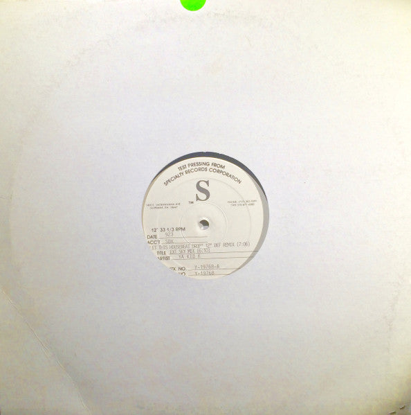 Laissez tomber ce housebeat
