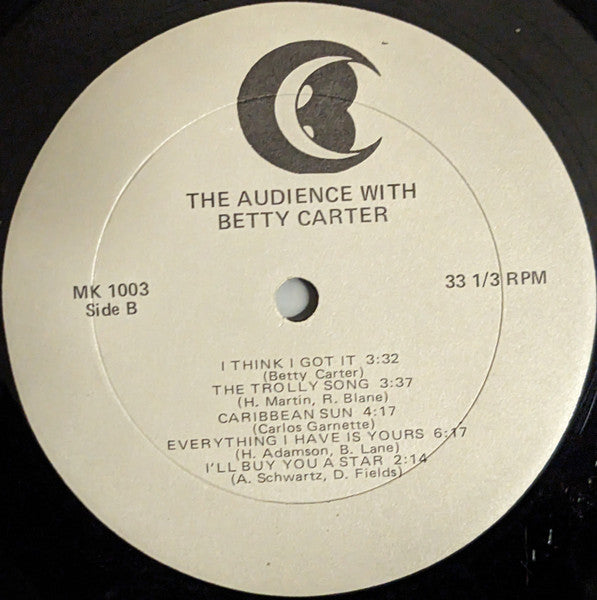 The Audience With Betty Carter Betty Carter