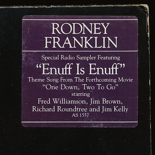 Enuff Is Enuff Rodney Franklin