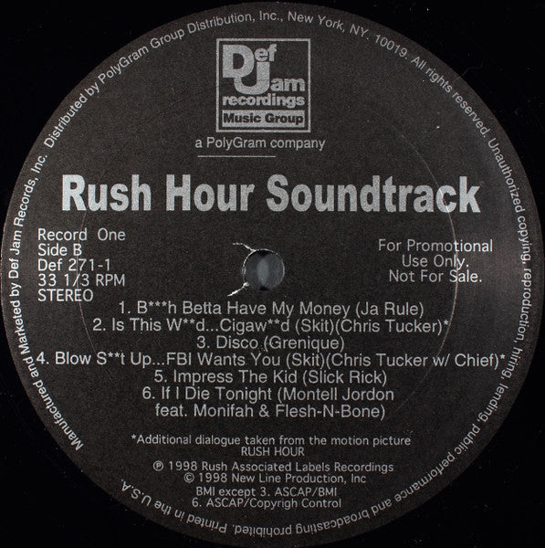 Rush Hour Soundtrack Various