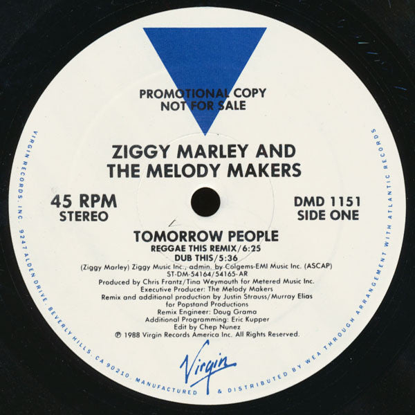 Tomorrow People 2 Ziggy Marley And The Melody Makers