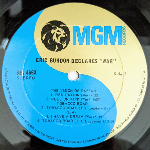 Eric Burdon Declares "War" | Rectangle Triangle