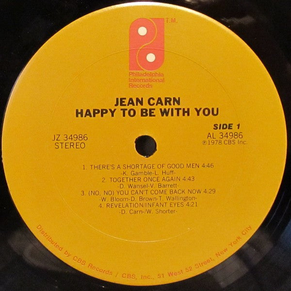Happy To Be With You Jean Carn