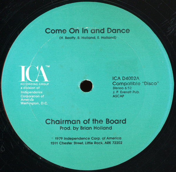 Come On In And Dance Chairmen Of The Board