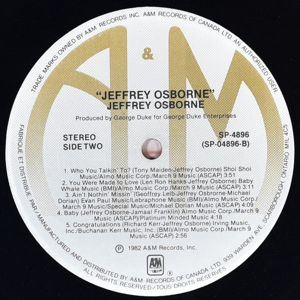 Jeffrey Osborne Jeffrey Osborne