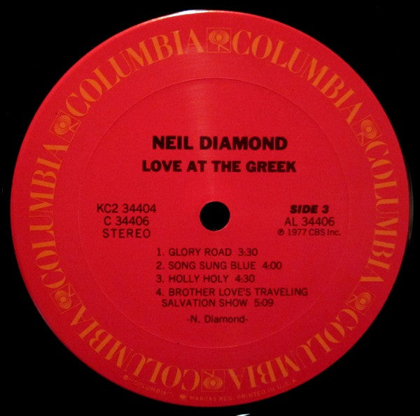 Love At The Greek: Recorded Live At The Greek Theatre Neil Diamond