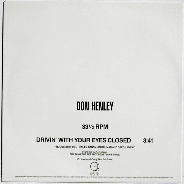 Drivin' With Your Eyes Closed | Rectangle Triangle  