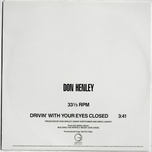 Drivin' With Your Eyes Closed | Rectangle Triangle  