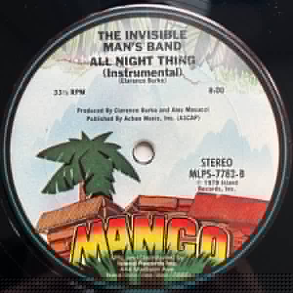 Toute la nuit Le groupe de l'homme invisible