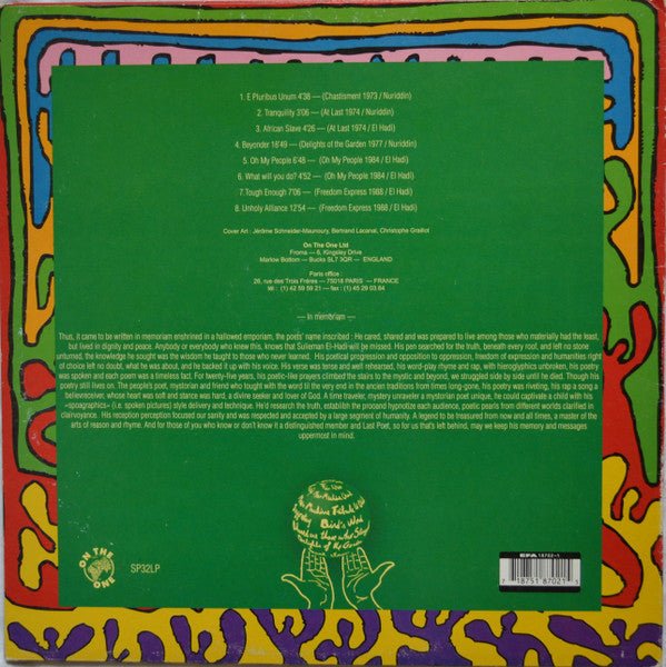 The Prime Time Rhyme Of The Last Poets - Best Of Volume 2 | Rectangle Triangle