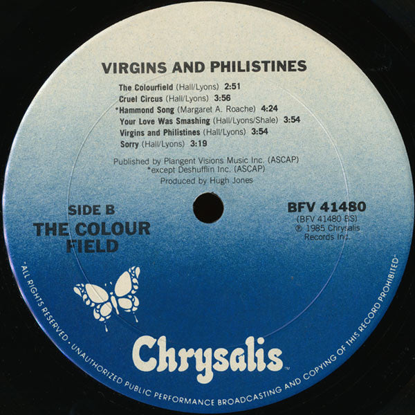 Virgins And Philistines The Colourfield