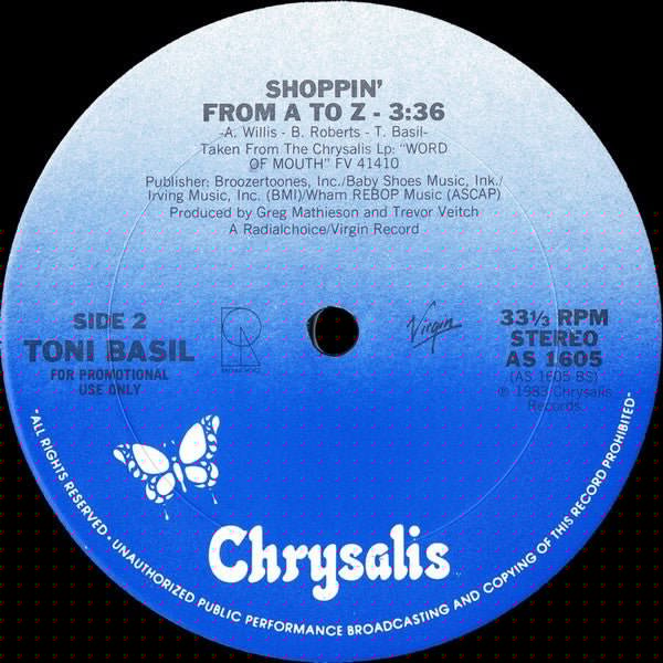 Shopping de A à Z (Mix spécial club) Toni Basil