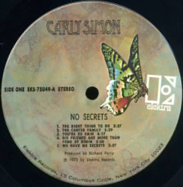 No Secrets Carly Simon