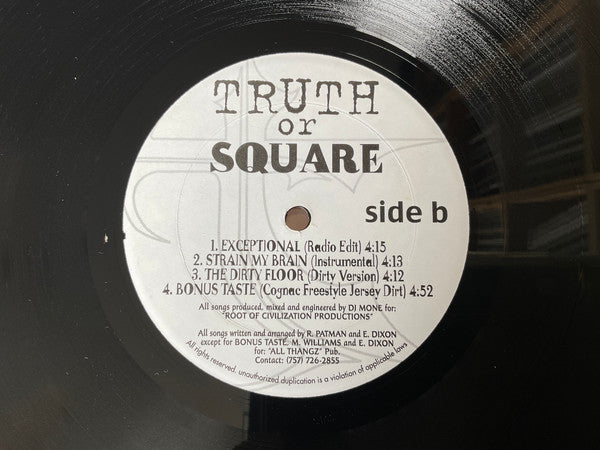 Exceptional / Strain My Brain / The Dirty Floor / Cognac Freestyle Jersey Dirt | Rectangle Triangle  