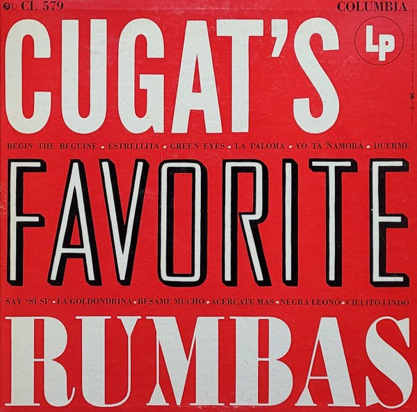 Les rumbas préférées de Cugat Xavier Cugat et son orchestre