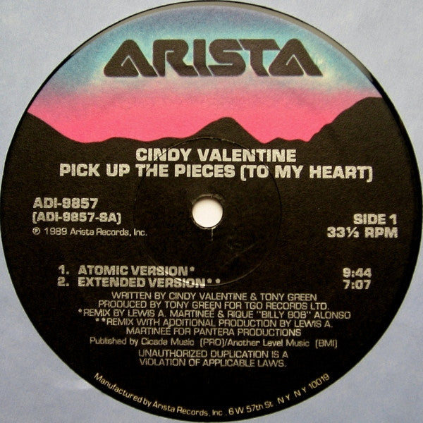 Ramasser les morceaux (dans mon cœur) Cindy Valentine