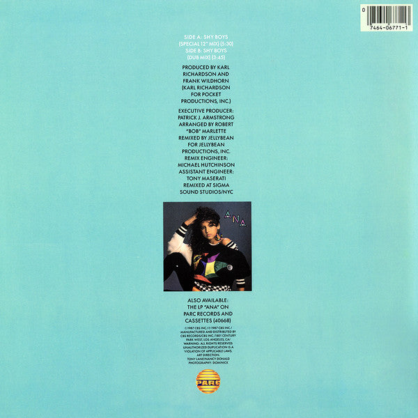Shy Boys (Special 12" Remix) Ana
