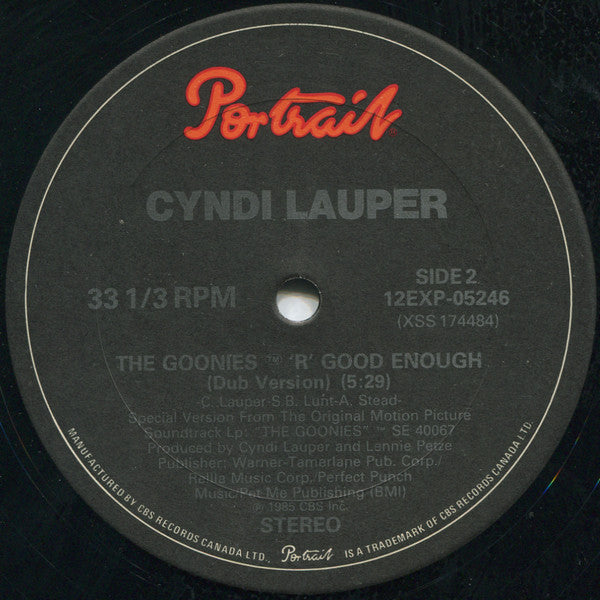 The Goonies 'R' Good Enough Cyndi Lauper