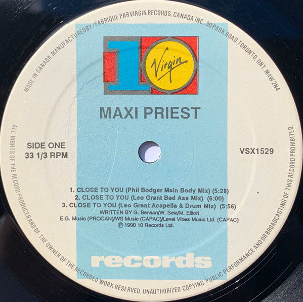 Close To You Maxi Priest