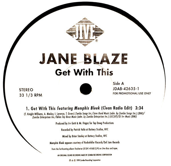 Suivez-moi Jane Blaze