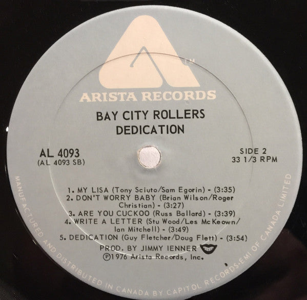 Dédicace 2 Rouleaux de Bay City