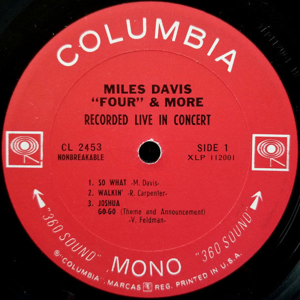 Four' &amp; More (enregistré en concert) Miles Davis
