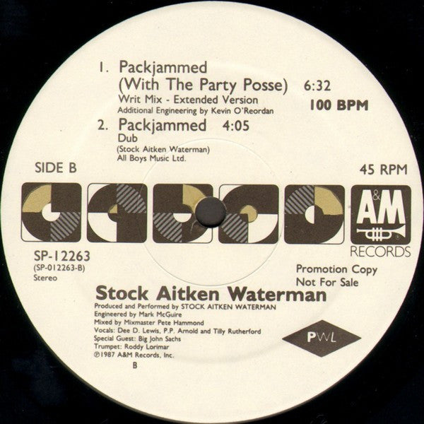 Packjammed (avec The Party Posse) Stock, Aitken &amp; Waterman