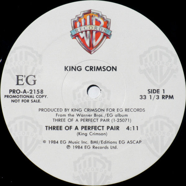 Three Of A Perfect Pair 2 King Crimson