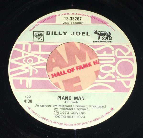 Piano Man / L'artiste Billy Joël