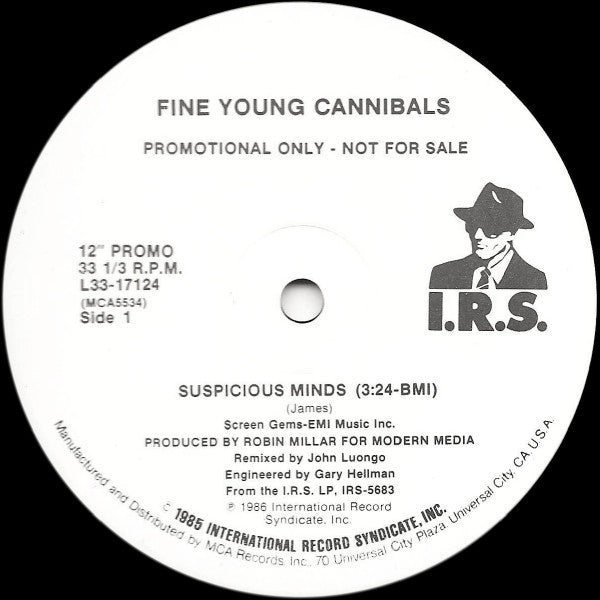 Suspicious Minds Fine Young Cannibals