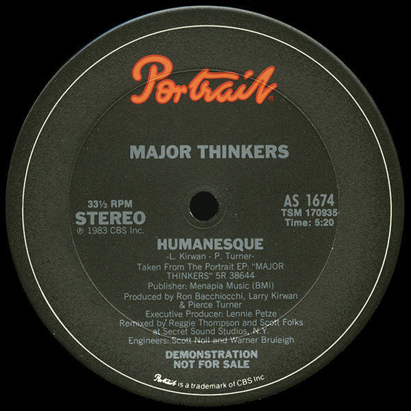 Humanesque The Major Thinkers