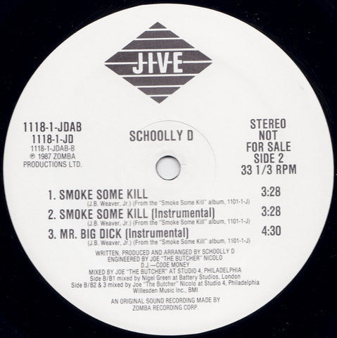 Smoke Some Kill Schoolly D