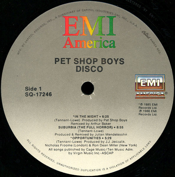 Disco Pet Shop Boys