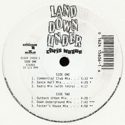 Land Down Under Chris Wayne
