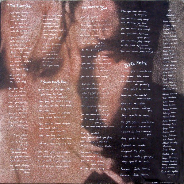 Bête Noire Bryan Ferry