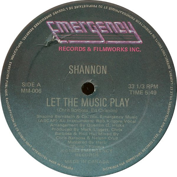 Let The Music Play Shannon