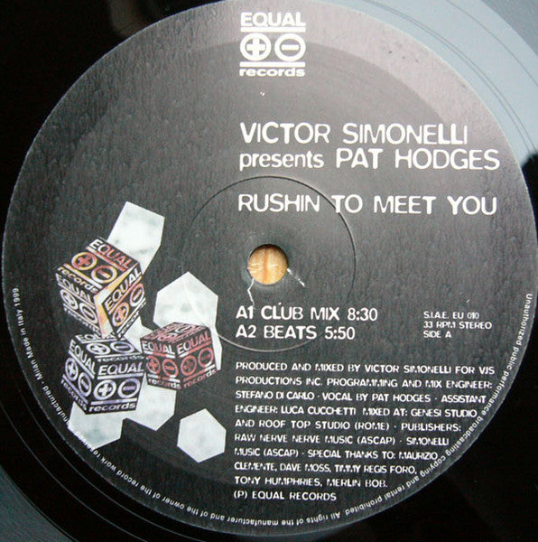 Rushin To Meet You Victor Simonelli,Pat Hodges