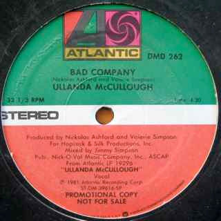 Bad Company / Warm And Gentle Explosion Ullanda McCullough