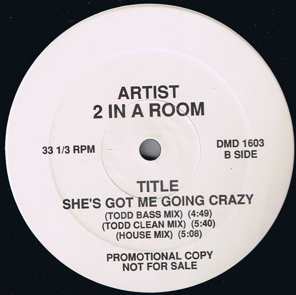 She's Got Me Going Crazy 2 2 In A Room